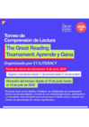 Vista preliminar de documento BANNER DEL TORNEO DE LECTURA "THE GREAT READING TORUNAMENT: APRENDE Y GANA"