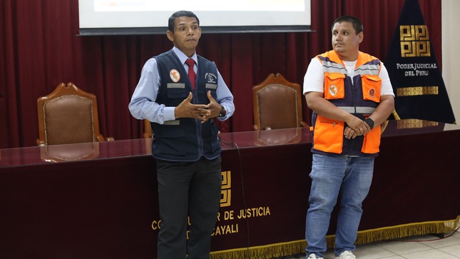  Agentes de seguridad de la Corte de Ucayali son capacitados para Simulacro Nacional del 30 de mayo (1)
