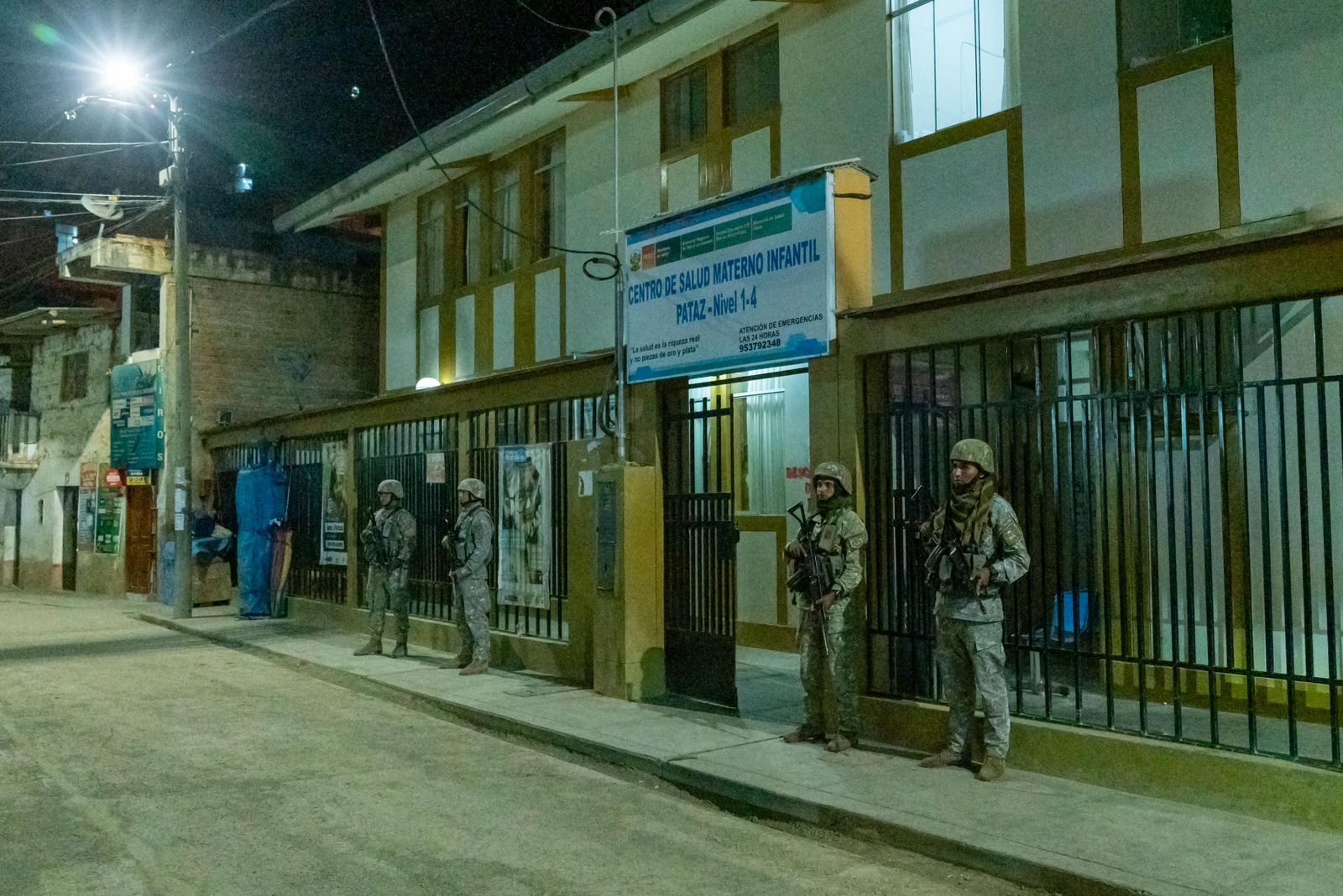 Ministro de Defensa supervisa despliegue de fuerzas del orden durante toque de queda en Pataz