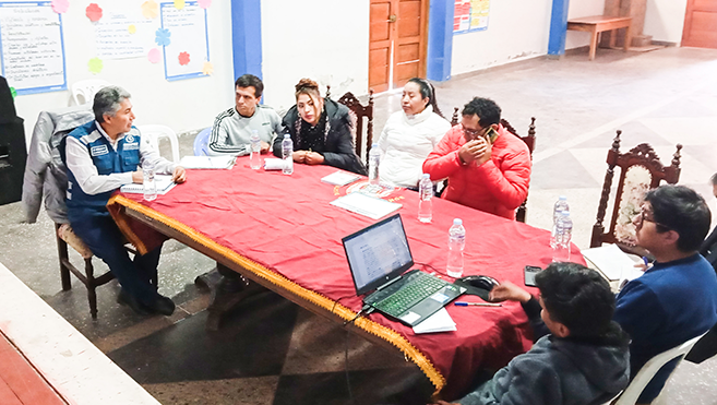 Asesoramos en el proceso de elaboración del PPRRD en la provincia de Quispicanchi y distrito de Checacupe , Cusco
