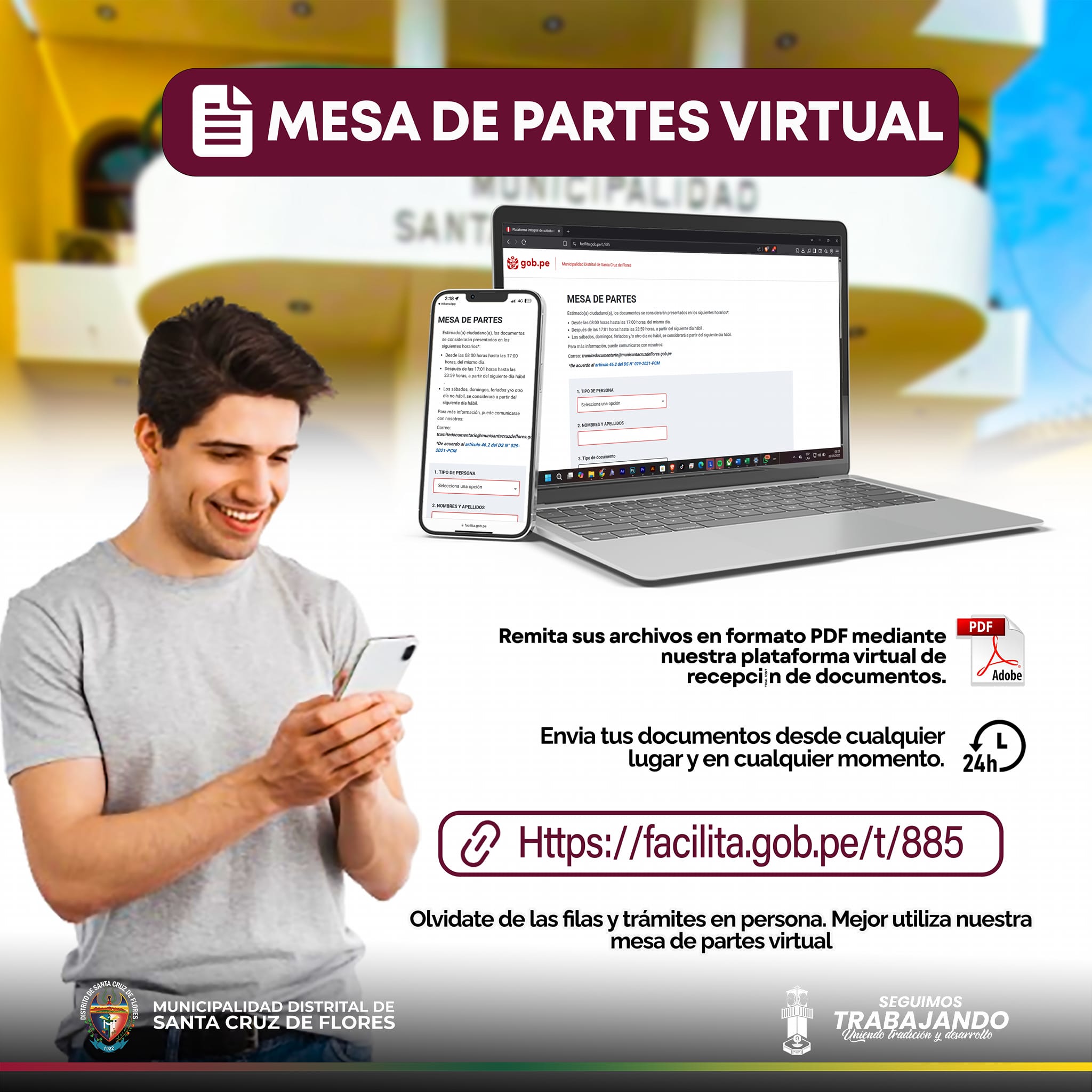¡Realiza tus trámites sin salir de casa!