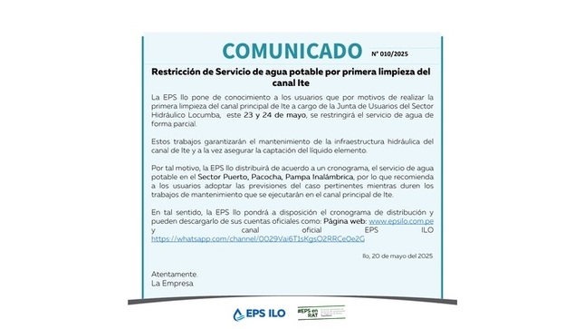 Archivo JPG del Comunicado N° 010-2025