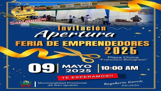 Apertura de Feria de Emprendedores en la Plaza Francisco Bolognesi