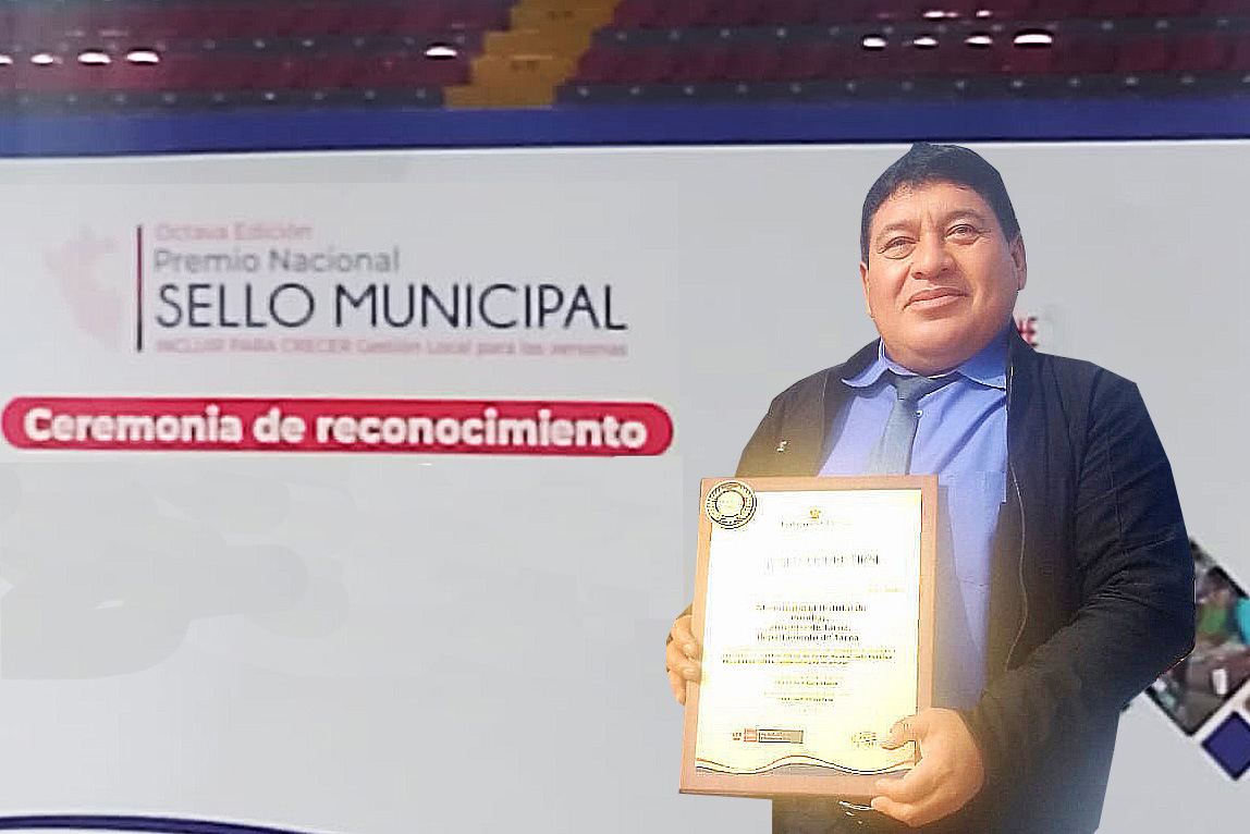 Alcalde de Pocollay Hugo García recibe Galardón de Oro del Sello Municipal