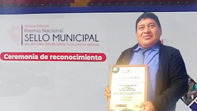 Alcalde de Pocollay Hugo García recibe Galardón de Oro del Sello Municipal
