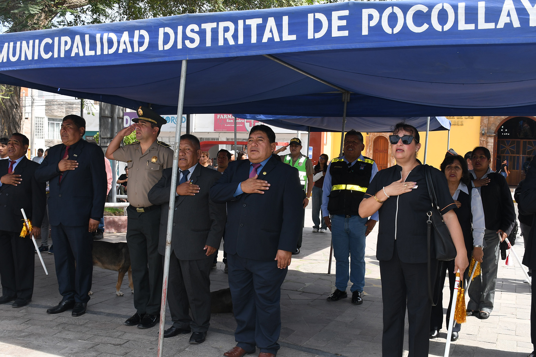 Ceremonia de juramentación de la policía escolar y bapes