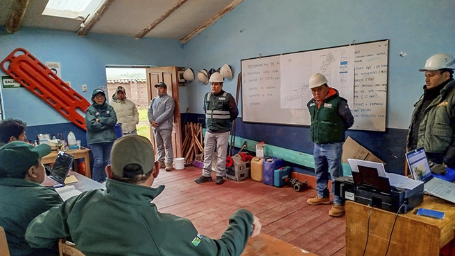 Equipo técnico del Proyecto de Riego Taray