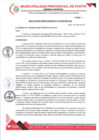 Vista preliminar de documento RESOLUCIÓN DE GERENCIA MUNICIPAL N°043-2025-MPCH-GM