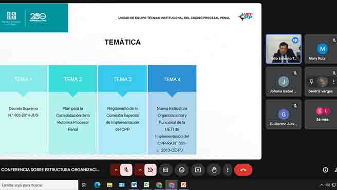 Módulo del Código Procesal Penal del Callao culminó segundo curso del plan anual de capacitación 2025