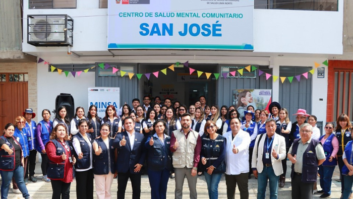 INSM participa de inauguración de nuevo Centro de Salud Mental Comunitario en Los Olivos