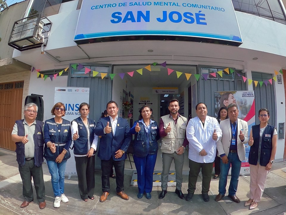 INSM participa de inauguración de nuevo Centro de Salud Mental Comunitario en Los Olivos