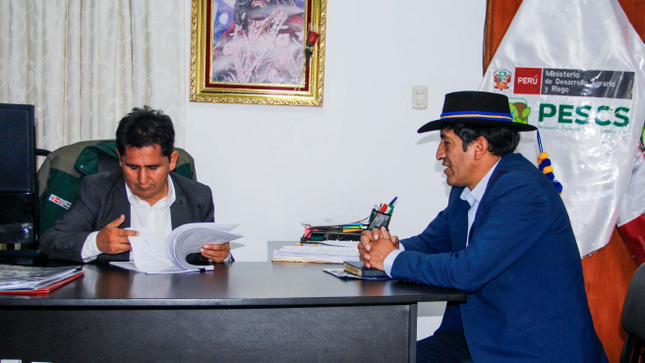 Director ejecutivo del PESCS y representante de la Municipalidad Distrital de Ascensión