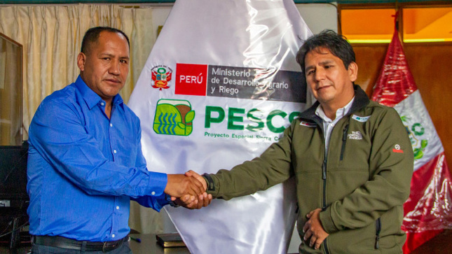 Director ejecutivo del PESCS y alcalde del distrito de Paccaritambo