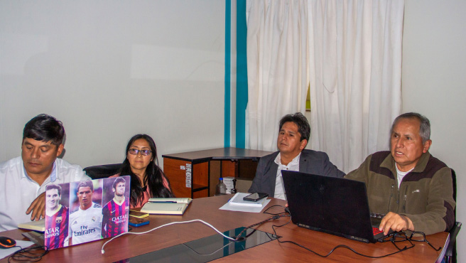 Funcionarios del equipo Midagri Ayacucho