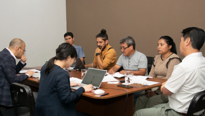 Delegación japonesa sostuvo reuniones con el equipo de trabajo del museo Bruning de Lambayeque
