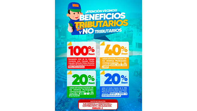 Campaรฑa de Beneficio Tributario 2025