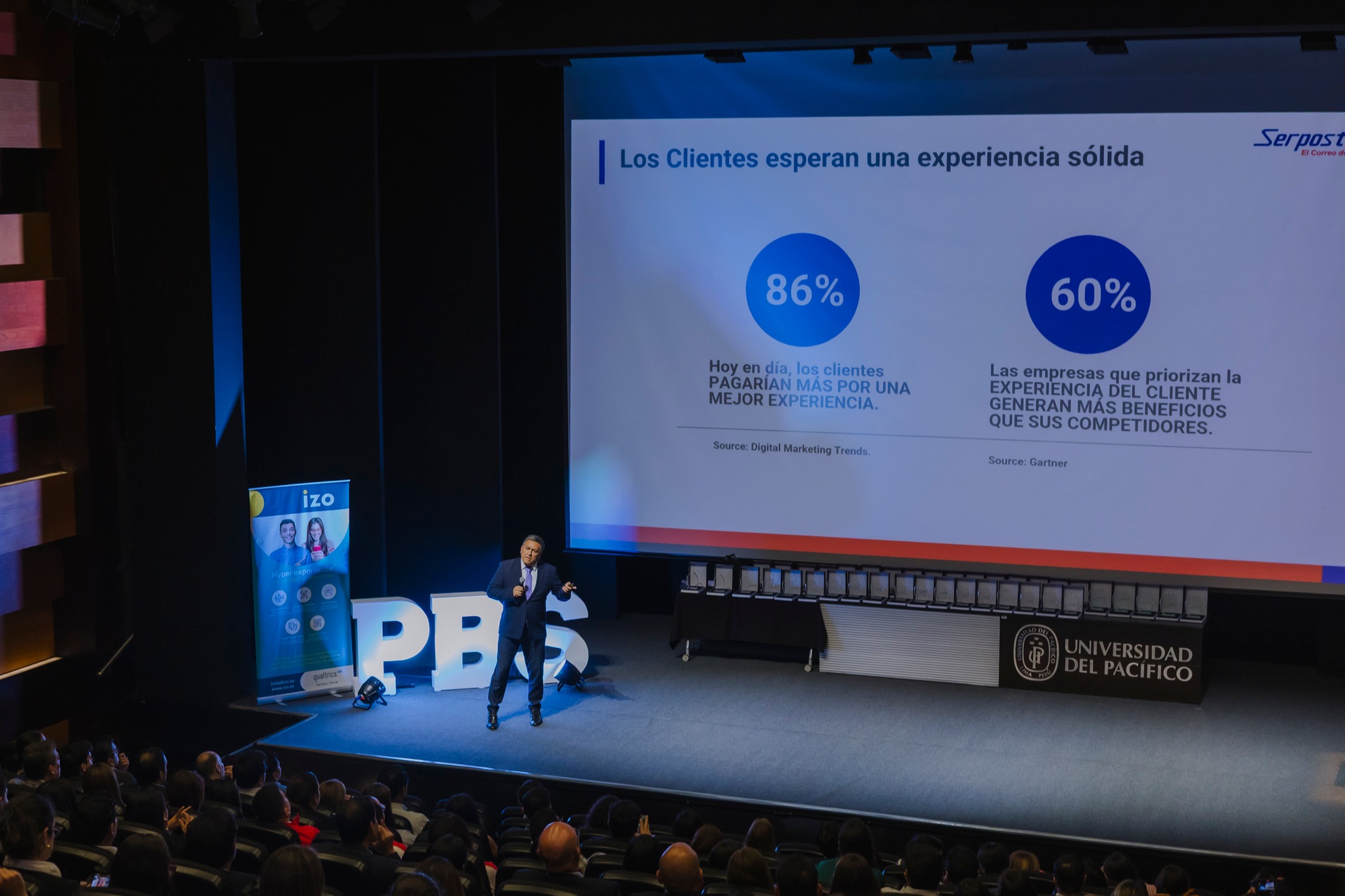 El Gerente General de Serpost, Sr. Alexander Infantes Pomar, compartió cifras clave sobre la importancia de la experiencia del cliente durante su exposición en el BCX 2024.