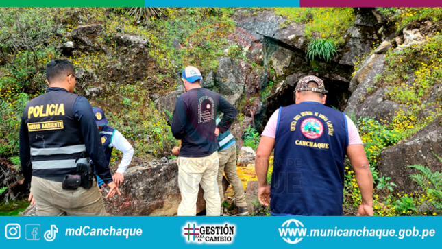 Constatación de presuntas actividades mineras ilegales