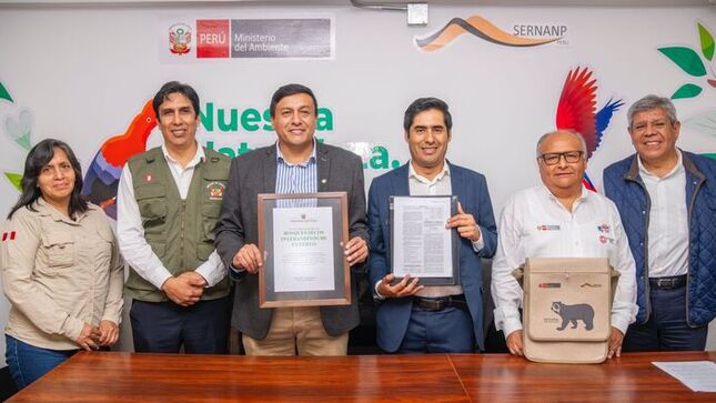 Reconocimiento al Gobierno Regional de Cajamarca certifica la reciente creación de esta ACR.