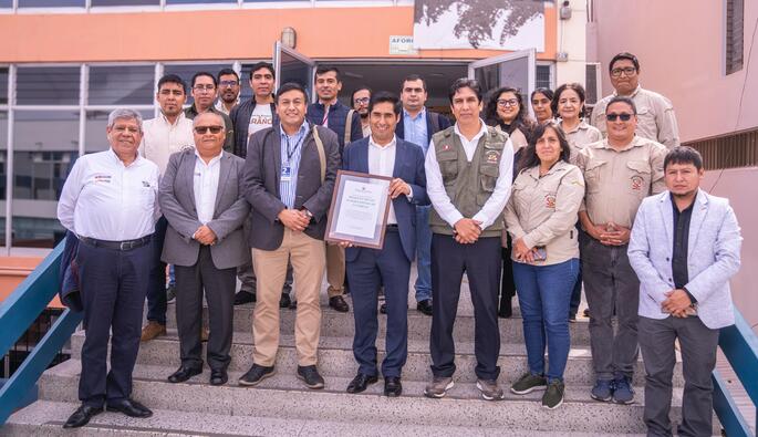 Reconocimiento al Gobierno Regional de Cajamarca certifica la reciente creación de esta ACR.