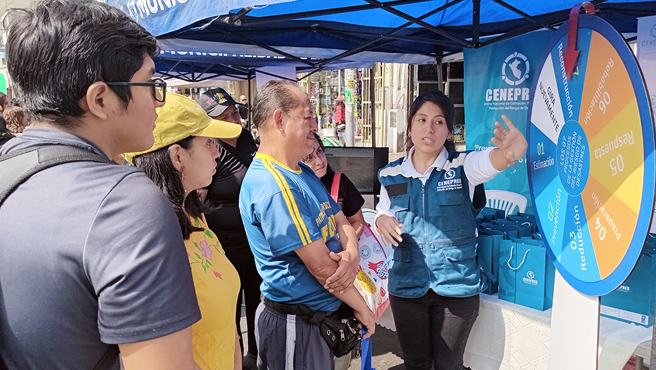 Cenepred participa en ferias para fortalecer la gestión del riesgo de desastres
