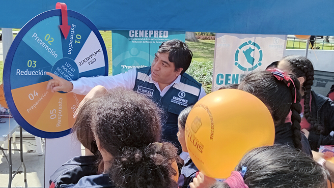 Cenepred participa en ferias para fortalecer la gestión del riesgo de desastres
