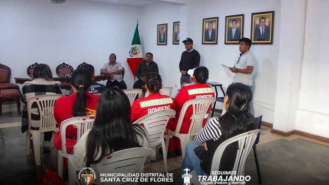 Municipalidad de Santa Cruz de Flores refuerza acciones de prevención ante emergencias