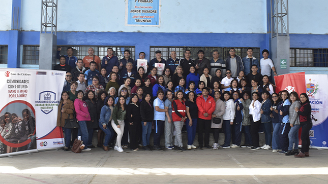 GRELL y Save the Children fortalecen capacidades docentes en gestión de riesgos y educación en emergencia