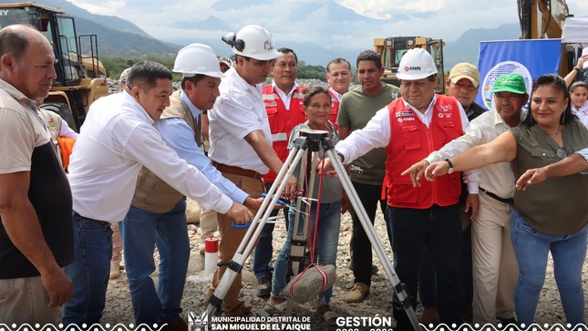 Obra de manejo integral del río Piura en El Faique