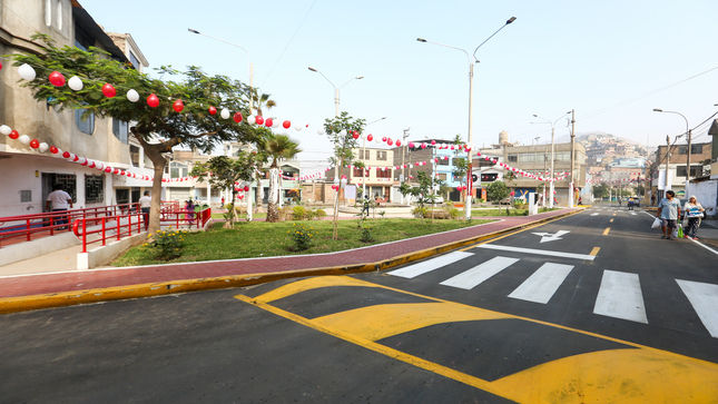 Municipalidad de San Juan de Lurigancho inaugura conjunto de parques en Identidad Nacional