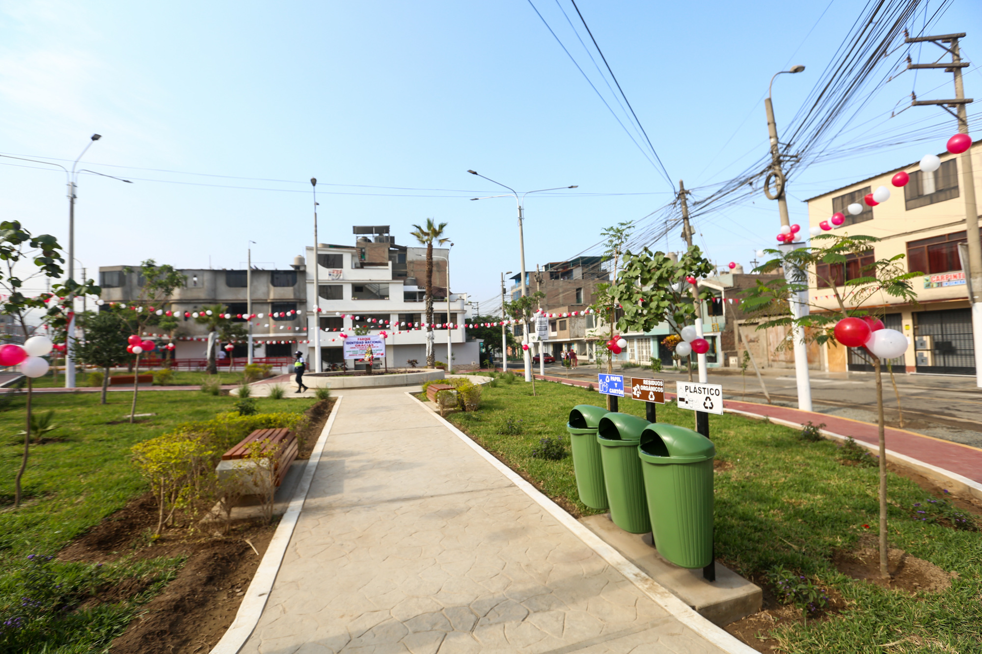 Municipalidad de San Juan de Lurigancho inaugura conjunto de parques en Identidad Nacional