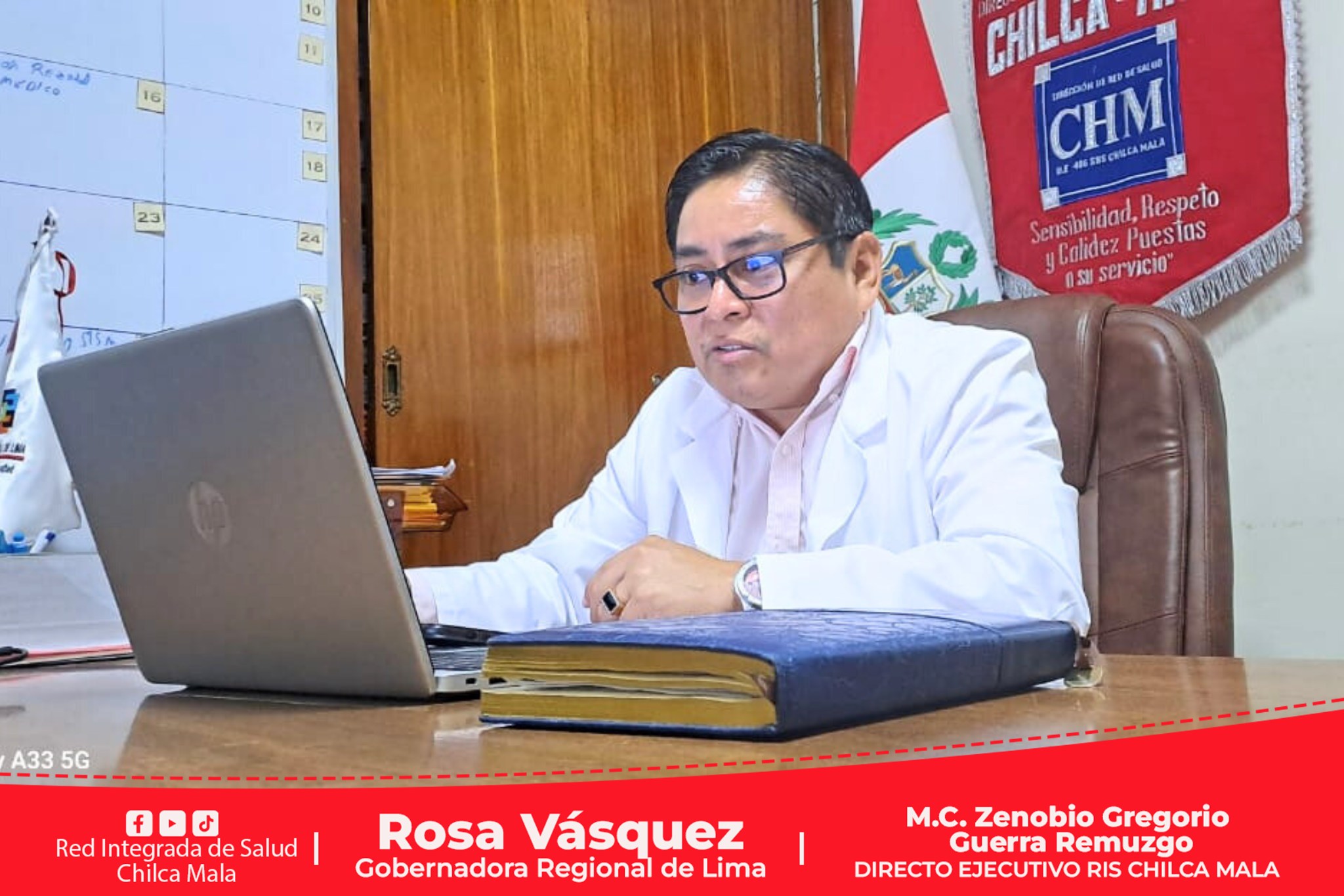 Director Ejecutivo convoca a reunión virtual a jefes de EE.SS. de la RIS Chilca Mala