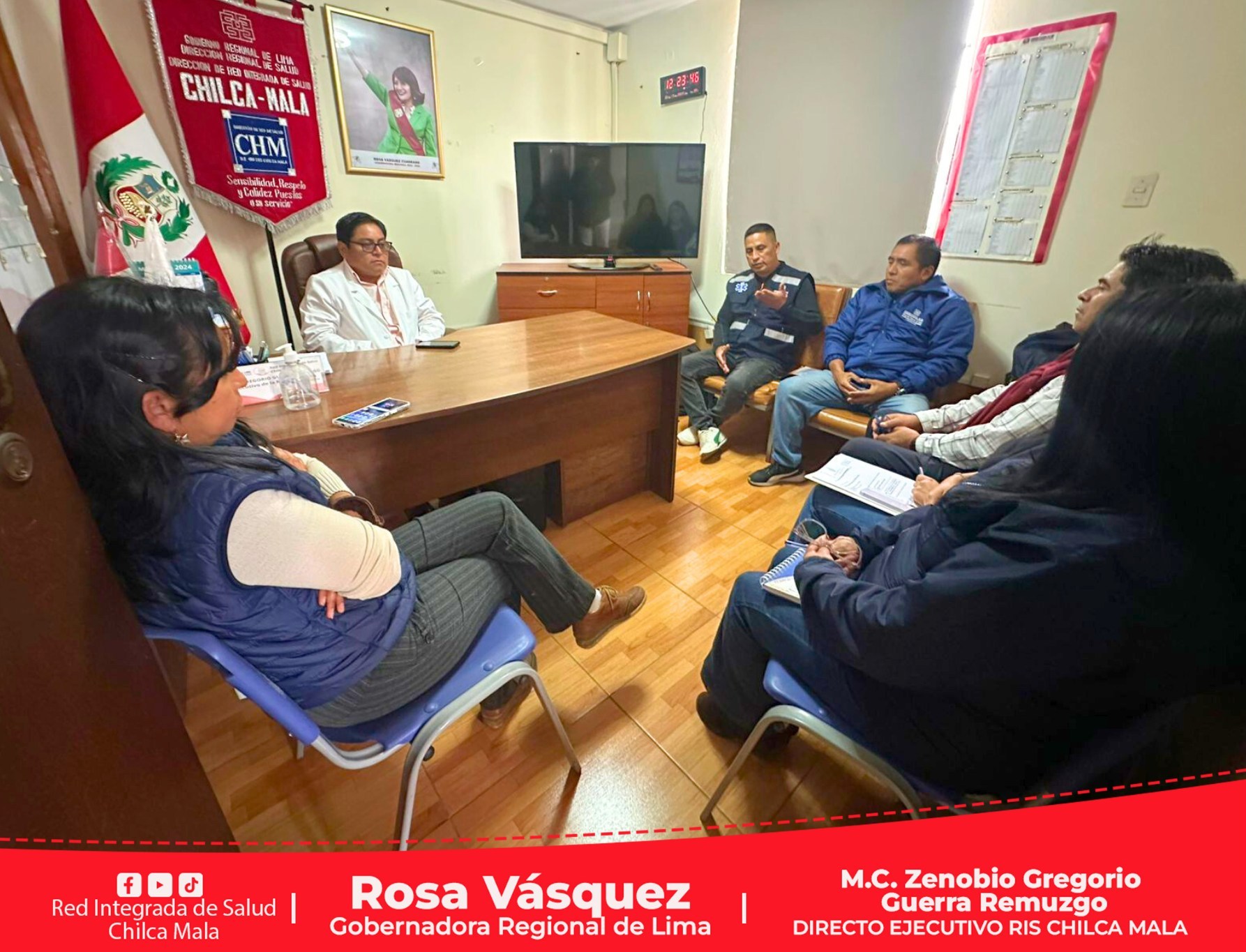 Diresa Lima supervisa la RIS Chilca Mala: "Avance y soporte en el desarrollo de la actualización del Tarifario Institucional"