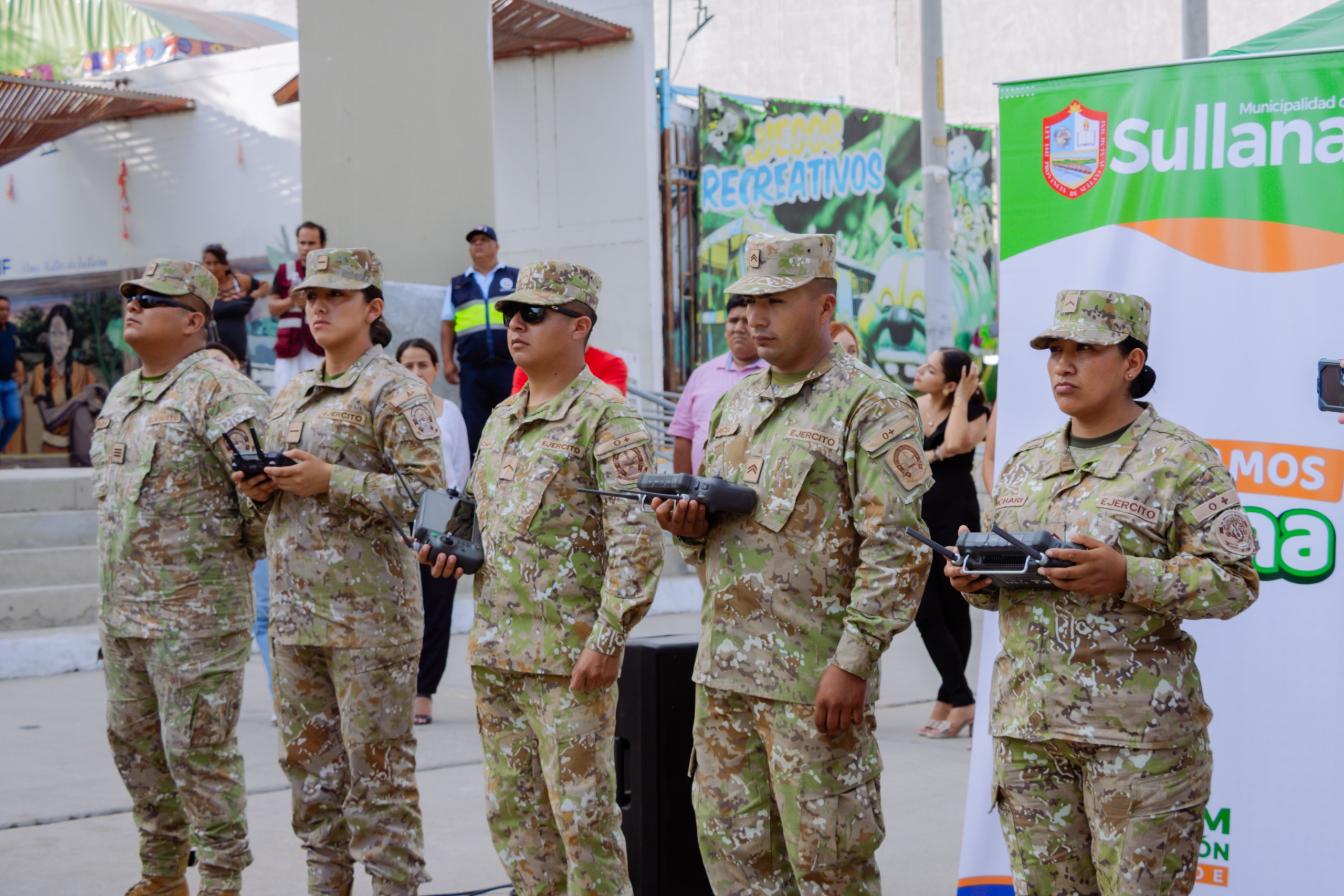 Municipalidad de Sullana y Ejército firman acuerdo para reforzar la seguridad con drones