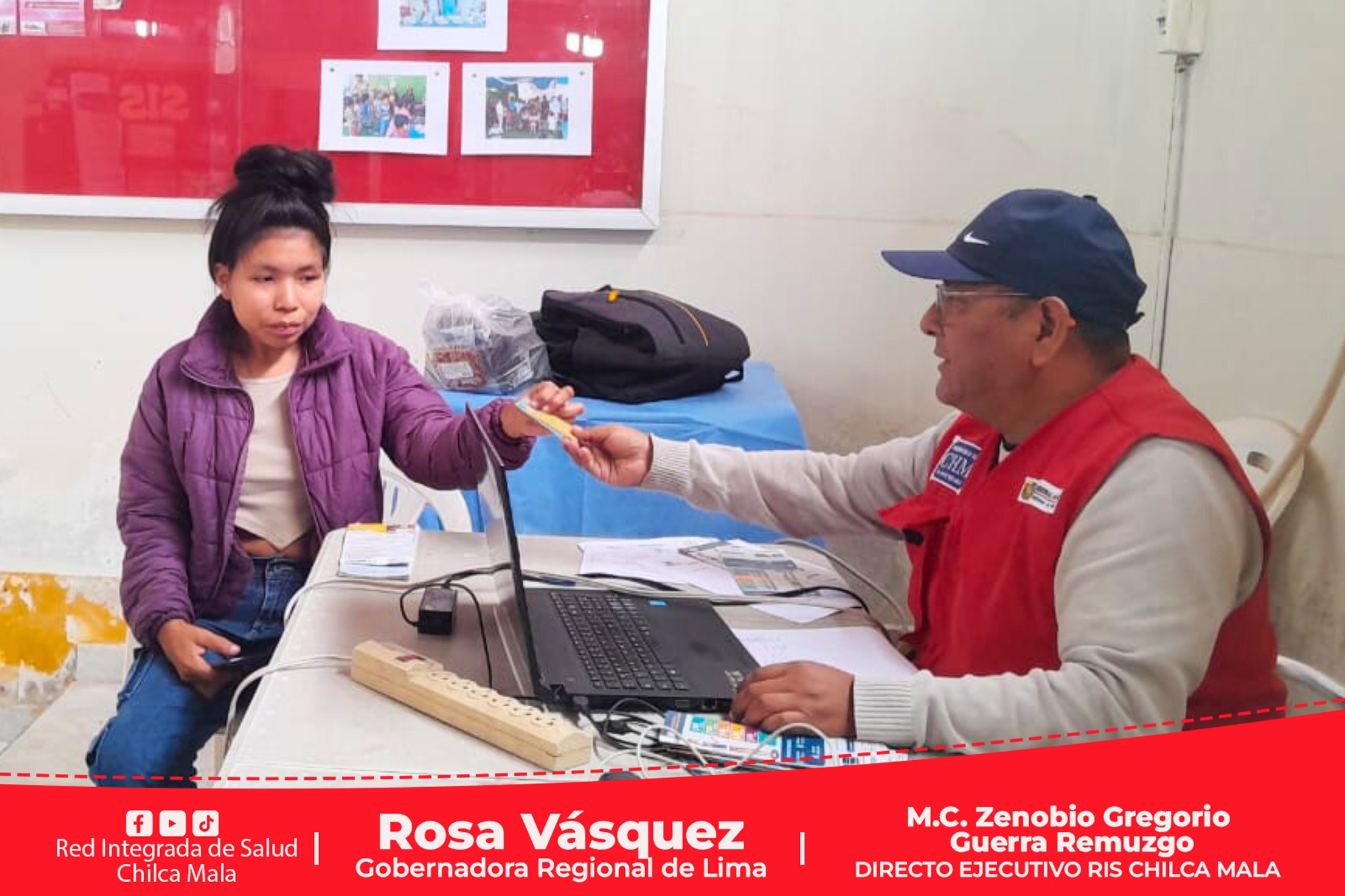 RIS Chilca Mala realiza Campaña de Salud Integral - Afiliación y Actualización de datos SIS