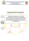 Vista preliminar de documento CONVOCATORIA CAS N°001-2025-MDM