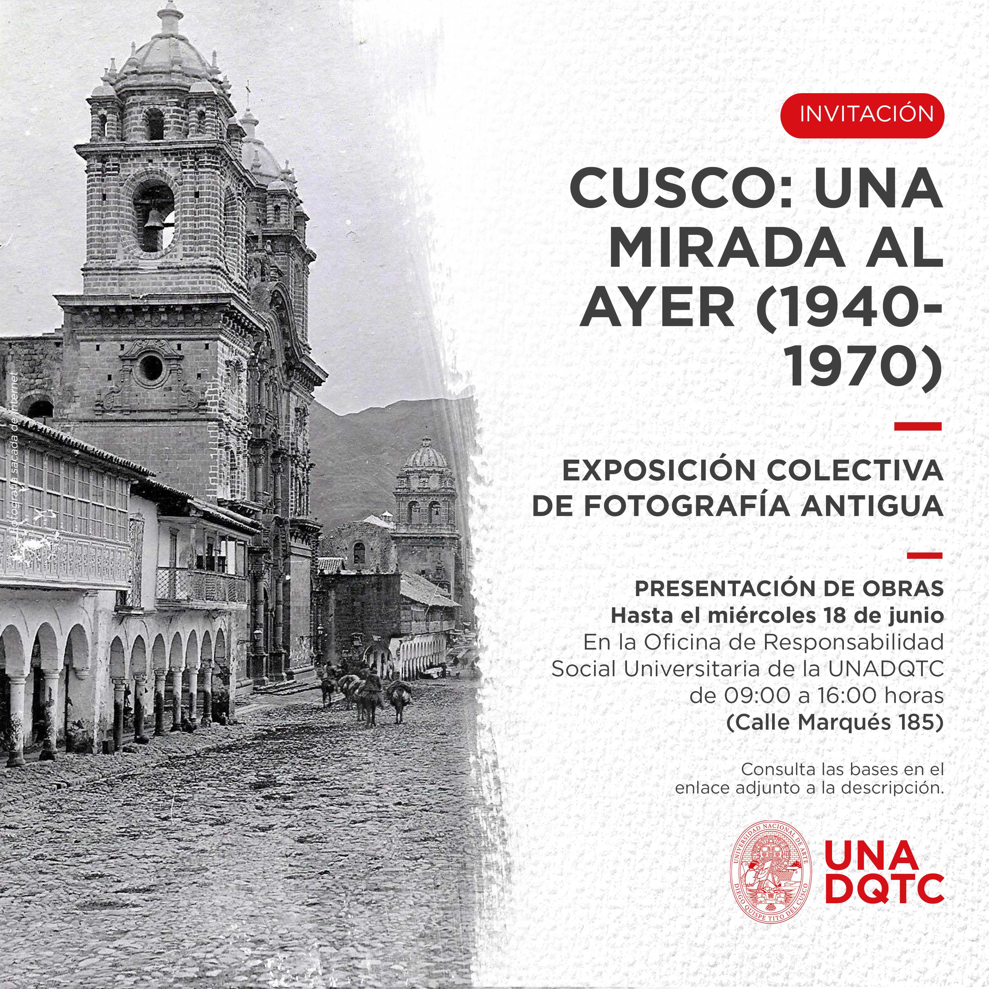 Flayer de invitación para participar en exposición. 