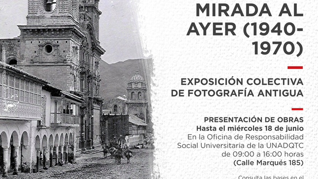 Flayer de invitación para participar en exposición. 