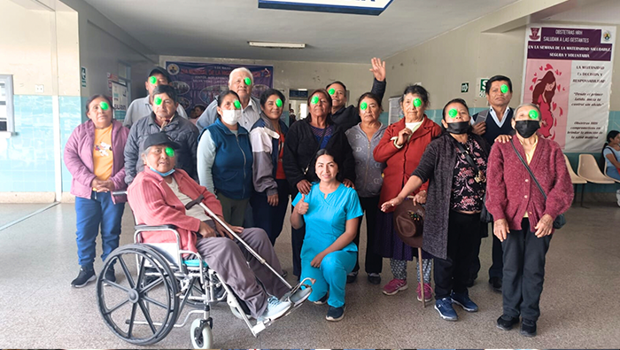 Adultos mayores de Chancay recuperan la vista
