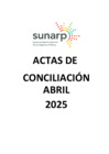Vista preliminar de documento ACTAS DE CONCILIACIÓN - ABRIL 2025