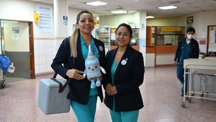 Campaña de vacunación a trabajadores del INSN contra la influenza reporta más de 500 inmunizados