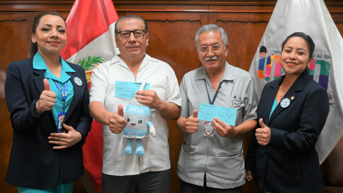 Campaña de vacunación a trabajadores del INSN contra la influenza reporta más de 500 inmunizados