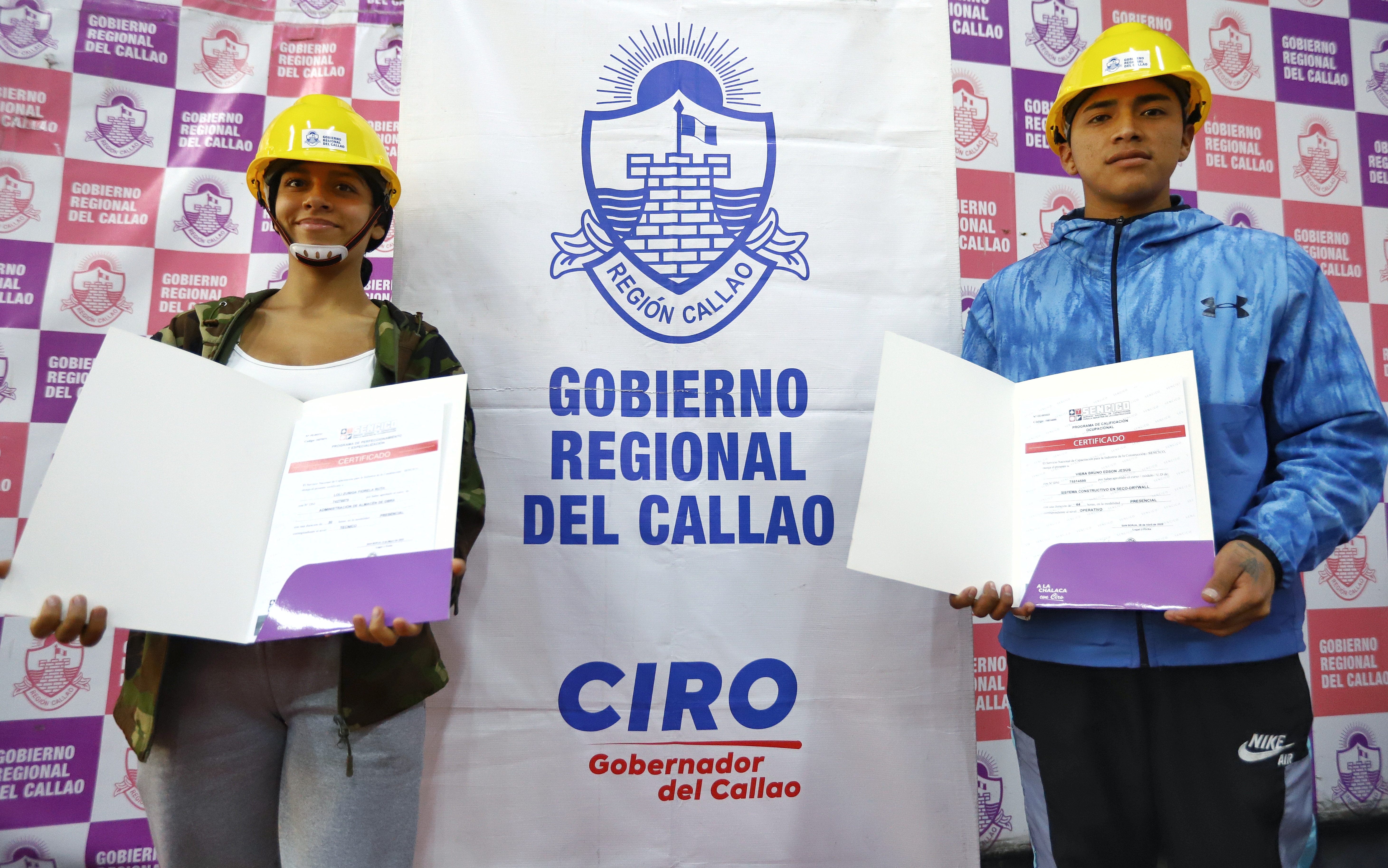 Más de 60 jóvenes chalacos de bajos recursos fueron capacitados gratuitamente en construcción