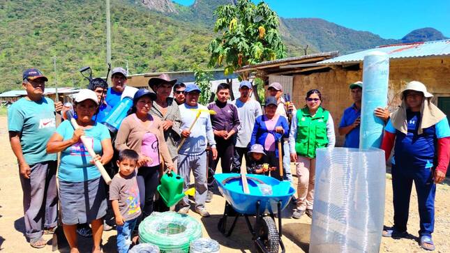 Implementamos el vivero forestal del caserío de Chalpa