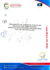 Vista preliminar de documento Reglamento de Audiencia Pública de Rendición de Cuentas de la Municipalidad Distrital de Santa Rosa para el Año Fiscal 2025