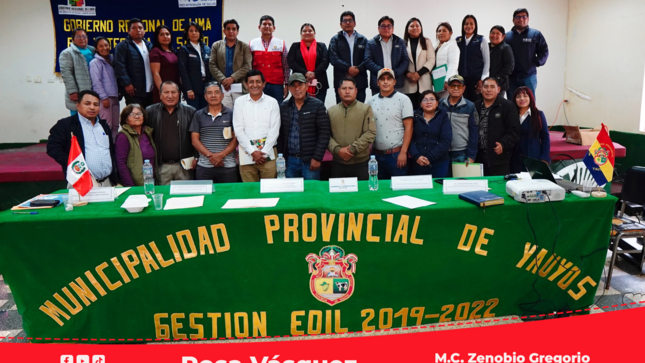 El Consejo Regional de Salud Lima promueve sesión extraordinaria del Consejo Provincial de Salud en Yauyos