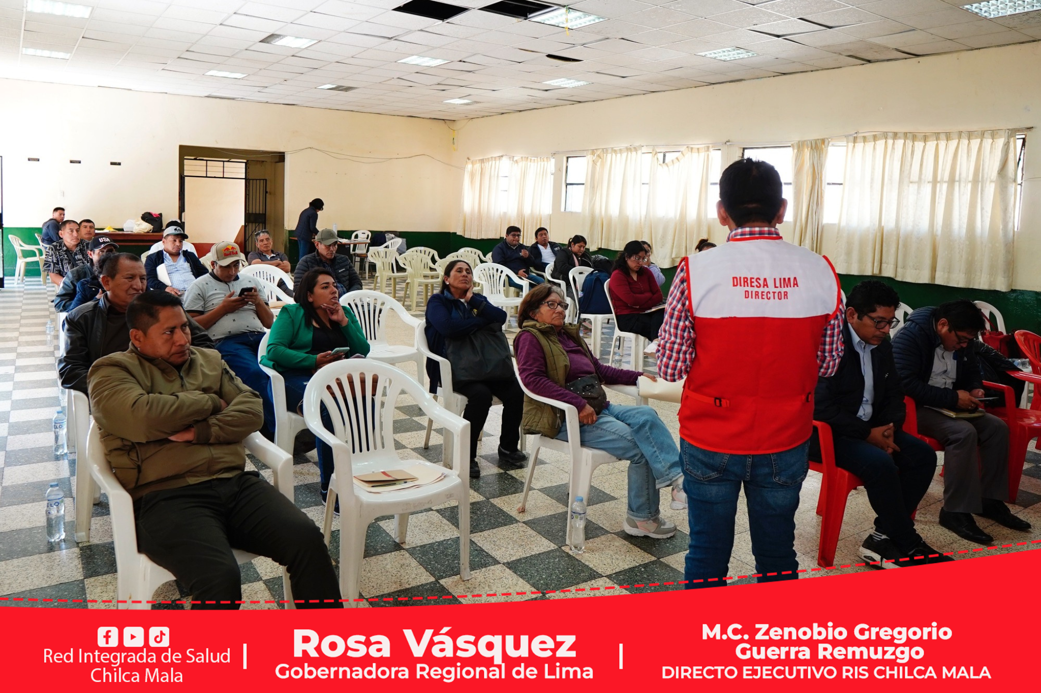 El Consejo Regional de Salud Lima promueve sesión extraordinaria del Consejo Provincial de Salud en Yauyos