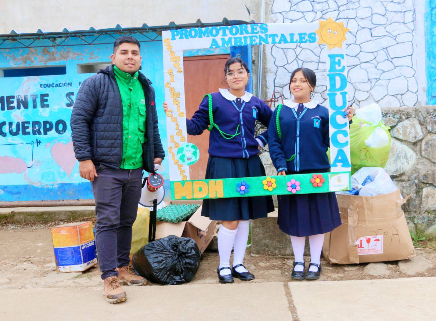 ¡Reciclatón en la I.E. Santa Ana!