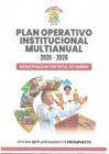 Vista preliminar de documento Plan Operativo Institucional Multianual  2026 - 2028
