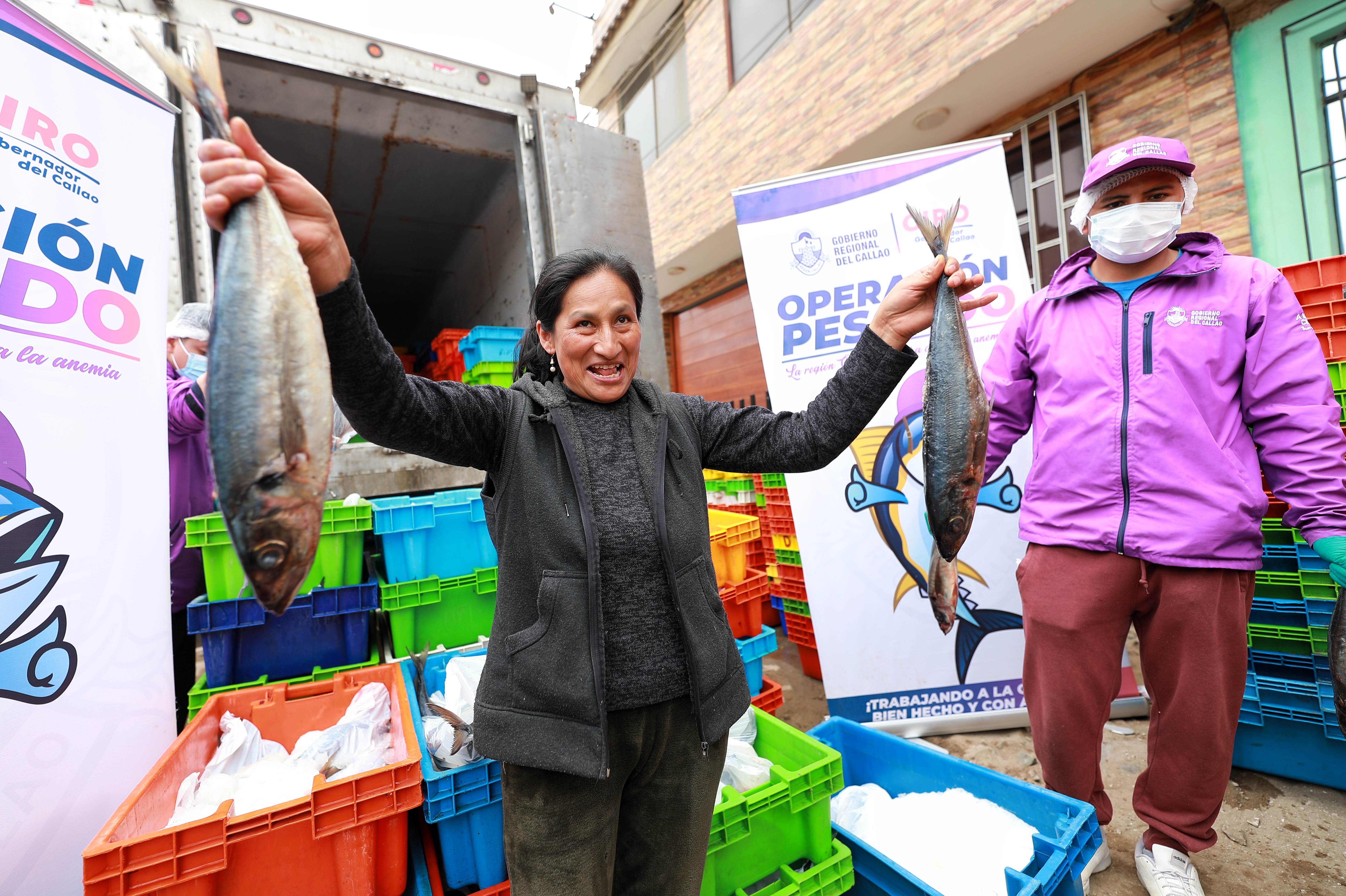 Gore Callao entregará gratuitamente más de 6 toneladas de pescado a unas mil familias de Pachacútec